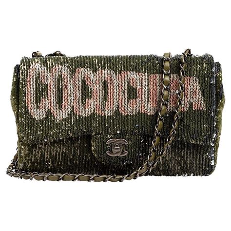 cococuba chanel vintage in green|Chanel 2017 Cruise Coco Cuba Collection Green Chevron .